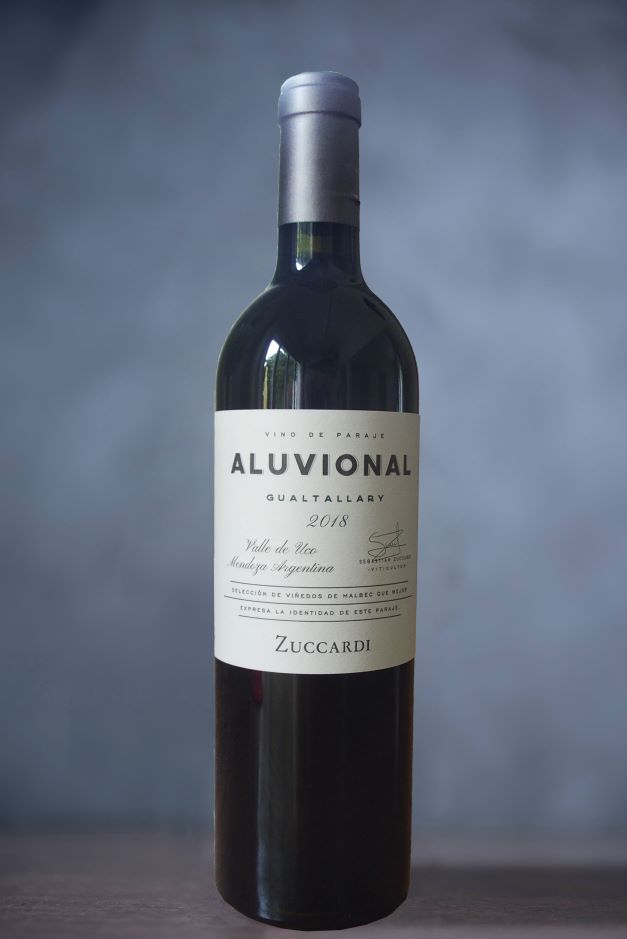 <strong>Zuccardi Aluvional Gualtallary 2018</strong> (75 cl)<br/><div class='badge-cepage'>Malbec</div>   <div class='badge-country'>Argentine</div>